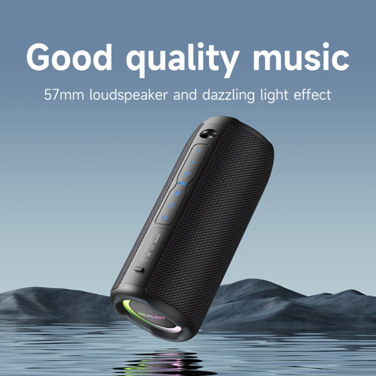 Zealot S49 Pro Altoparlante Bluetooth wireless portatile da esterno da 20 W con luce RGB, S49 Pro