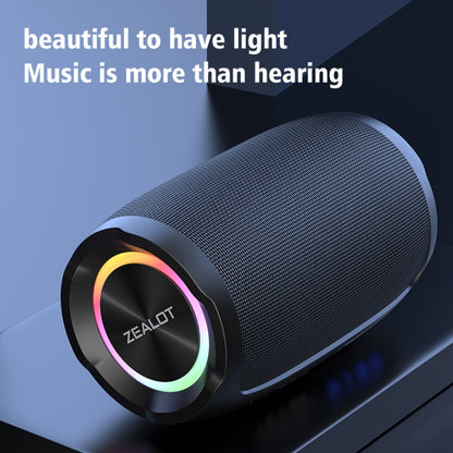 Zealot S49 Altoparlante Bluetooth wireless portatile da esterno con luce RGB, S49
