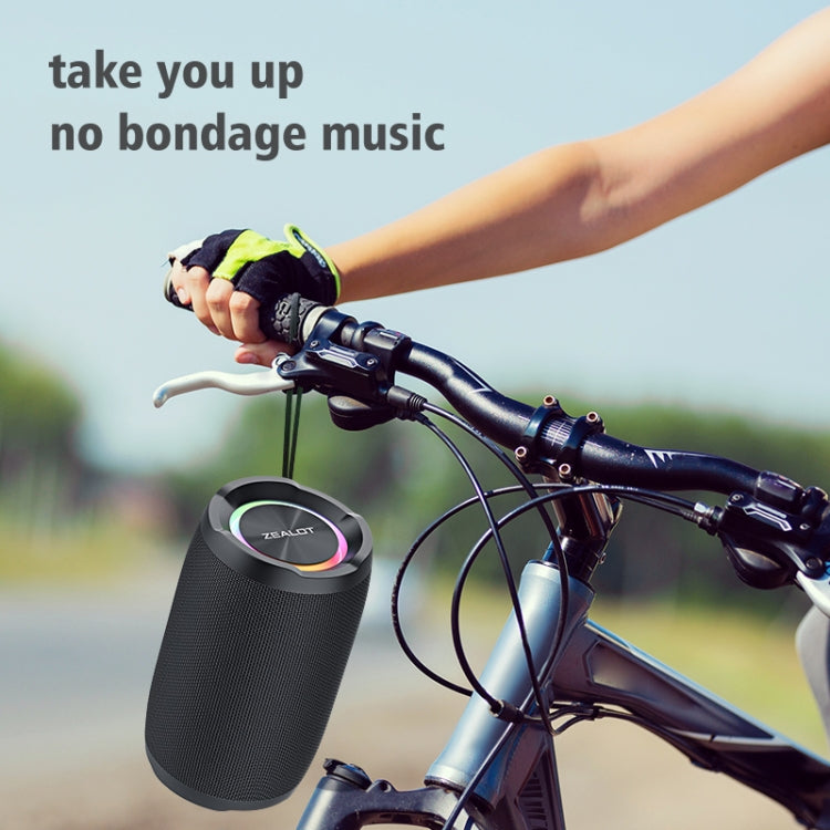 Zealot S49 Altoparlante Bluetooth wireless portatile da esterno con luce RGB, S49