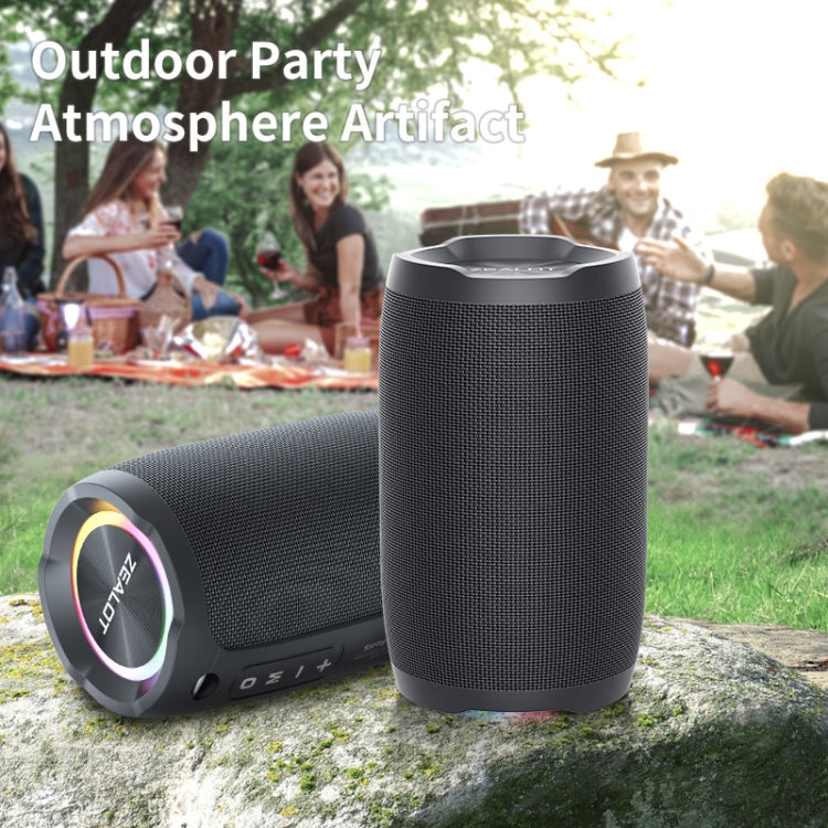 Zealot S49 Altoparlante Bluetooth wireless portatile da esterno con luce RGB, S49