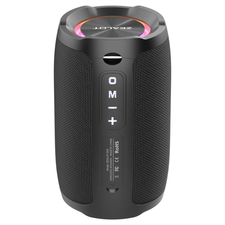Zealot S49 Altoparlante Bluetooth wireless portatile da esterno con luce RGB, S49