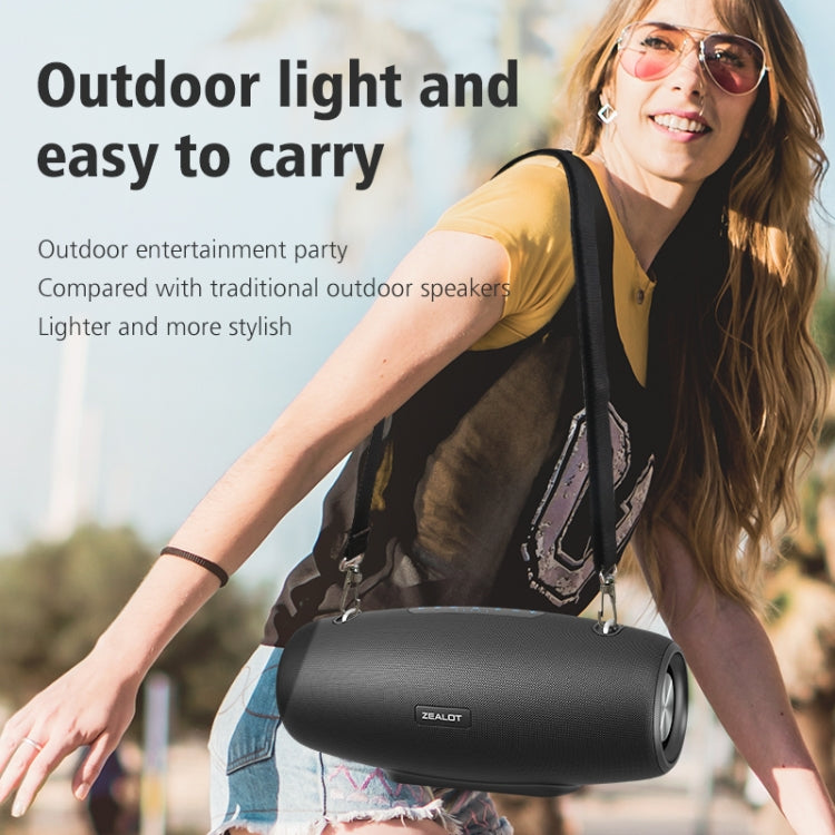 Zealot S67 Altoparlante Bluetooth wireless portatile ad alta potenza da 60 W, S67