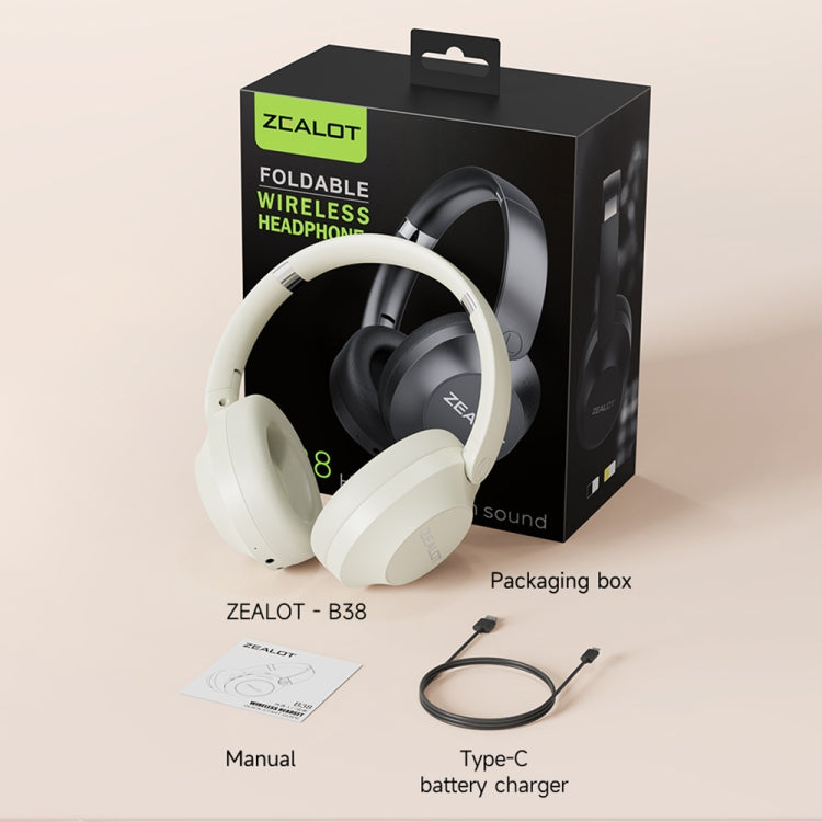Zealot B38 Auricolare Bluetooth over-ear con riduzione del rumore