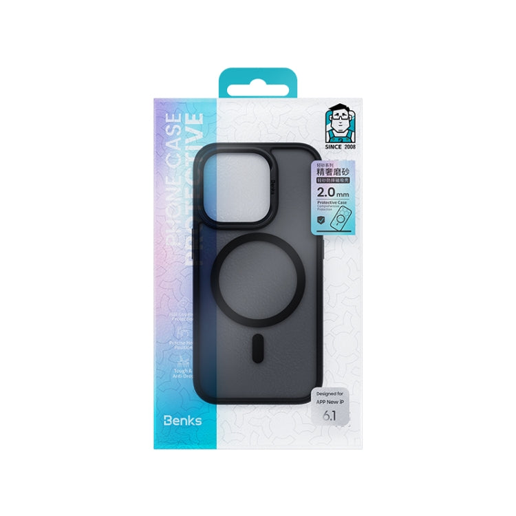 Custodia per telefono antiurto magnetica MagSafe della serie Skin Feel di Benks, For iPhone 15 Plus