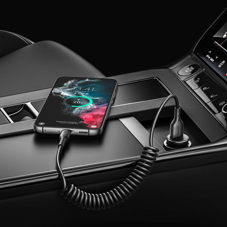 JOYROOM SA38-AC3 Cavo dati di ricarica rapida a spirale da USB a USB-C / Type-C 3A, USB to USB-C / Type-C