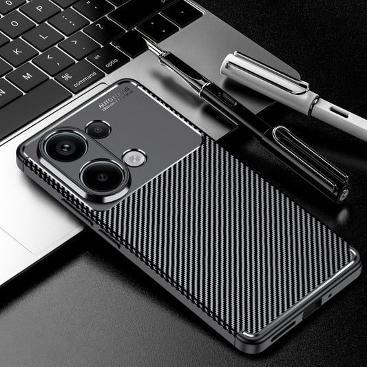 Custodia per telefono in TPU antiurto con struttura in fibra di carbonio, For Xiaomi Redmi Note 13 Pro 4G, For Xiaomi Redmi Note 13 4G, For Xiaomi 14 Ultra, For Xiaomi 14 Pro, For Xiaomi 14, For Xiaomi Redmi Note 13, For Xiaomi Redmi 13C���������������...