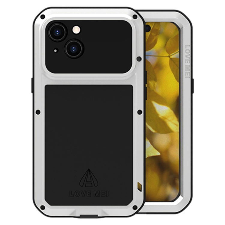 Custodia per telefono antipolvere impermeabile antiurto in metallo LOVE MEI, For iPhone 15 Pro, For iPhone 15 Plus, For iPhone 15