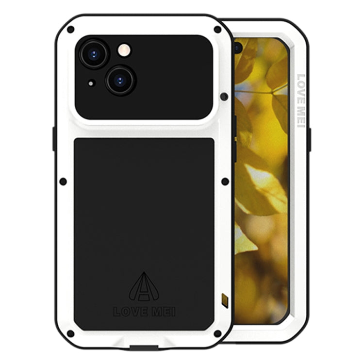 Custodia per telefono antipolvere impermeabile antiurto in metallo LOVE MEI, For iPhone 15 Pro, For iPhone 15 Plus, For iPhone 15