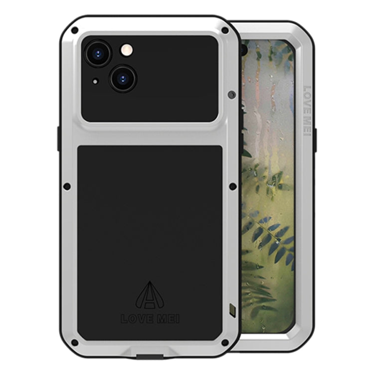 Custodia per telefono antipolvere impermeabile antiurto in metallo LOVE MEI, For iPhone 15 Pro, For iPhone 15 Plus, For iPhone 15