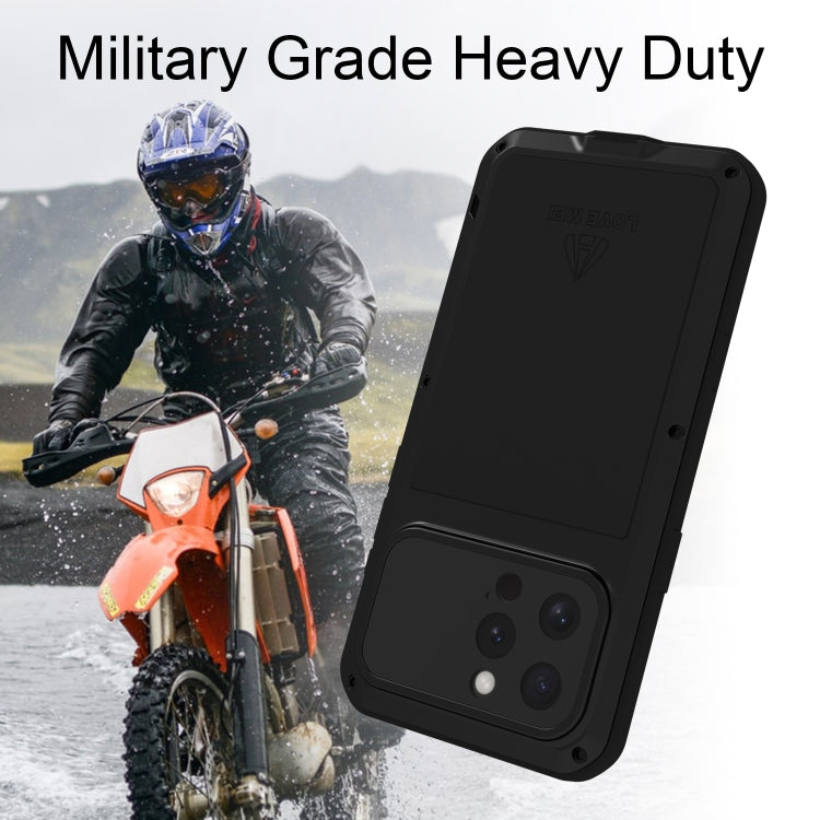 LOVE MEI – Custodia Ultra Protettiva per iPhone 15/16