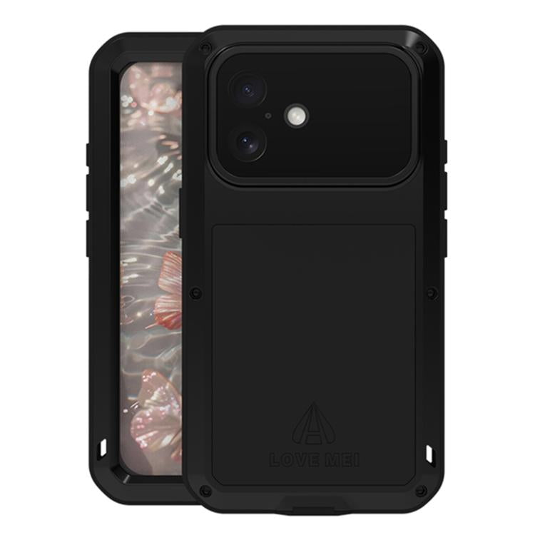 Custodia per telefono antipolvere impermeabile antiurto in metallo LOVE MEI