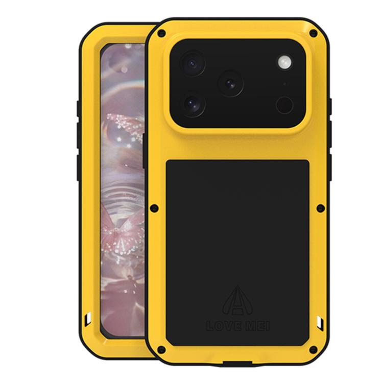 Custodia per telefono antipolvere impermeabile antiurto in metallo LOVE MEI