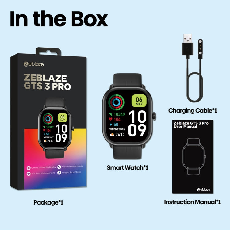 💥 Zeblaze GTS 3 Pro – Smartwatch con Stile e Potenza