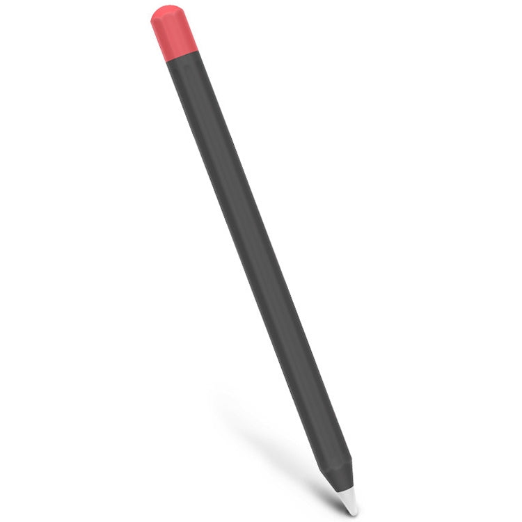 Stylus Touch Pen Custodia protettiva in silicone con colore a contrasto diviso, For Apple Pencil 1, For Apple Pencil 2