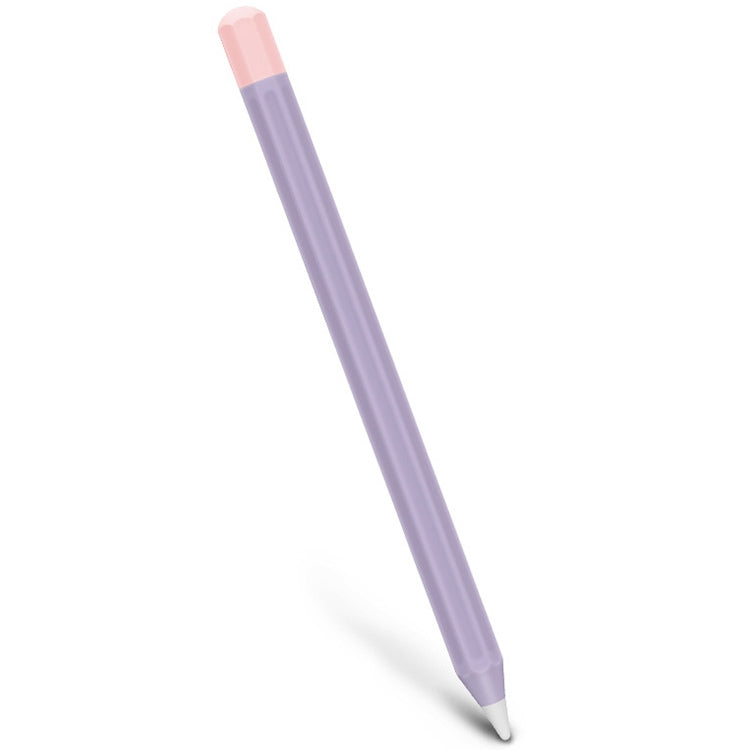 Stylus Touch Pen Custodia protettiva in silicone con colore a contrasto diviso, For Apple Pencil 2