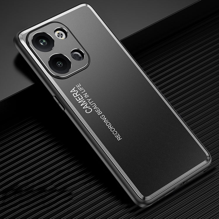 Custodia per telefono in metallo satinato, For Xiaomi 14 Ultra, For Xiaomi 14 Pro, For Xiaomi 14, For Xiaomi Redmi Note 13 5G