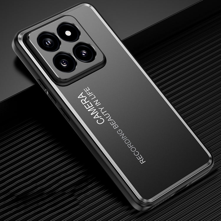 Custodia per telefono in metallo satinato, For Xiaomi 14 Ultra, For Xiaomi 14 Pro, For Xiaomi 14, For Xiaomi Redmi Note 13 5G