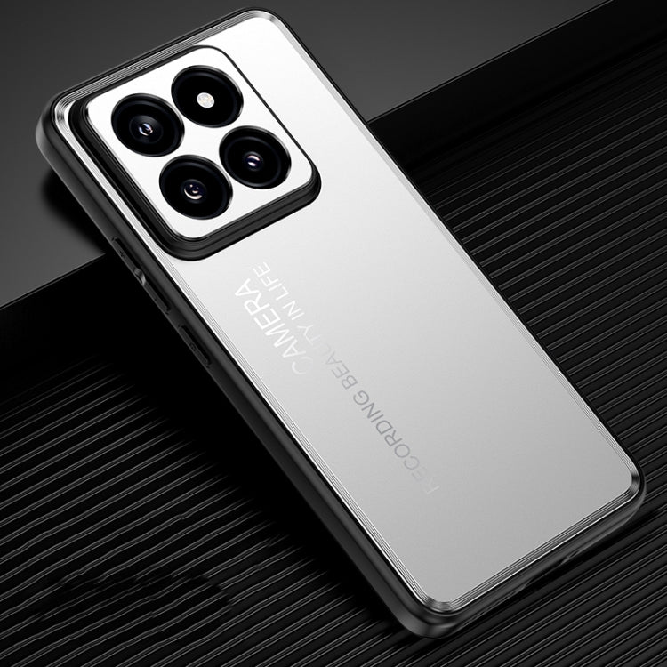 Custodia per telefono in metallo satinato, For Xiaomi 14 Ultra, For Xiaomi 14 Pro, For Xiaomi 14, For Xiaomi Redmi Note 13 5G