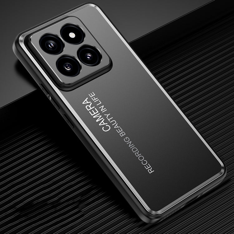 Custodia per telefono in metallo satinato, For Xiaomi 14 Ultra, For Xiaomi 14 Pro, For Xiaomi 14, For Xiaomi Redmi Note 13 5G