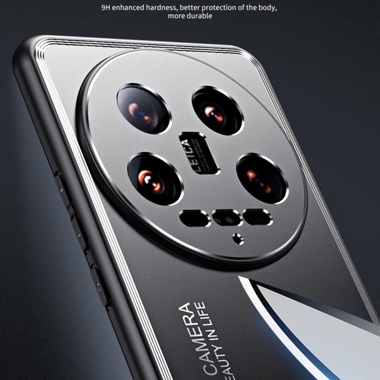 Custodia per telefono in metallo satinato, For Xiaomi 14 Ultra, For Xiaomi 14 Pro, For Xiaomi 14, For Xiaomi Redmi Note 13 5G