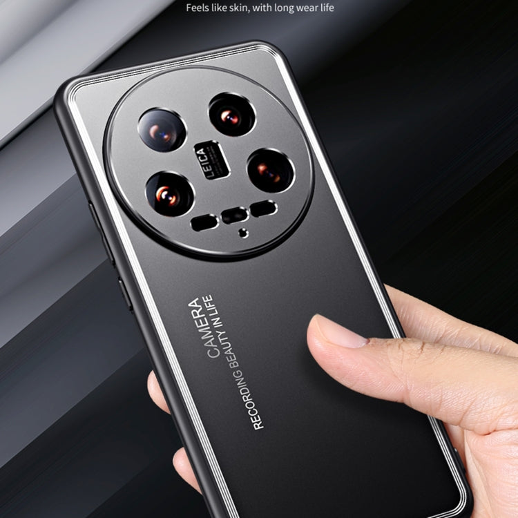 Custodia per telefono in metallo satinato, For Xiaomi 14 Ultra, For Xiaomi 14 Pro, For Xiaomi 14, For Xiaomi Redmi Note 13 5G