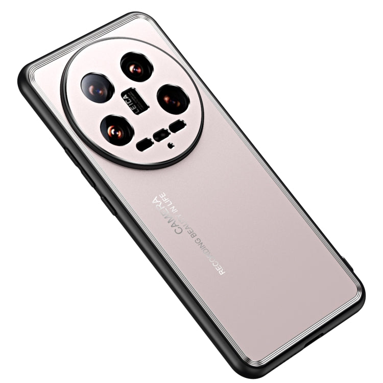 Custodia per telefono in metallo satinato, For Xiaomi 14 Ultra, For Xiaomi 14 Pro, For Xiaomi 14, For Xiaomi Redmi Note 13 5G