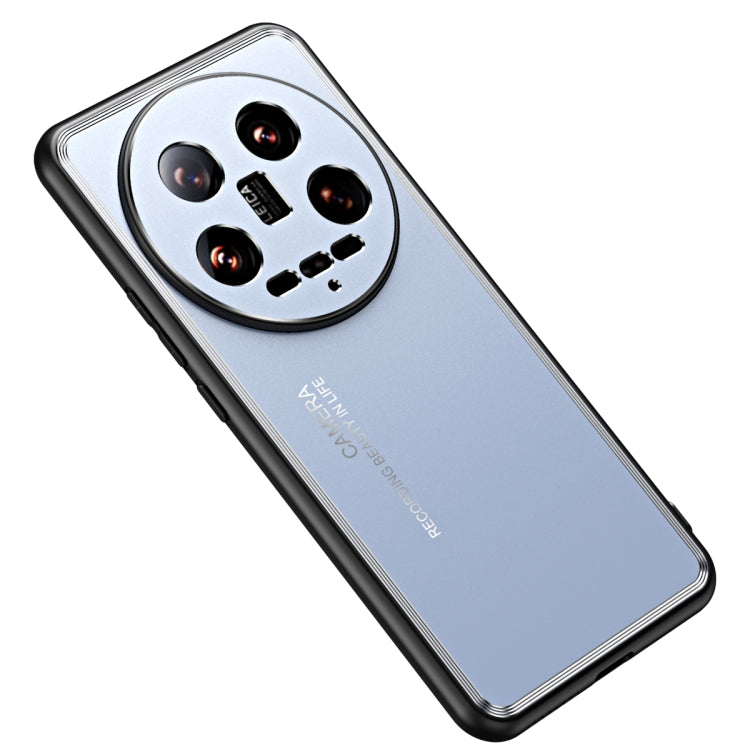 Custodia per telefono in metallo satinato, For Xiaomi 14 Ultra, For Xiaomi 14 Pro, For Xiaomi 14, For Xiaomi Redmi Note 13 5G