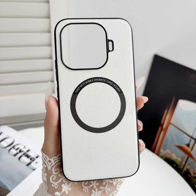 Custodia magnetica per telefono MagSafe in PU con trama in tessuto, For Xiaomi 17T 5G, For Xiaomi 17 Pro Max, For Xiaomi 15T Pro, For Xiaomi 15T, For Xiaomi 14T Pro, For Xiaomi 14T