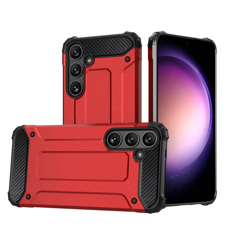 Custodia per telefono Magic Armor in TPU + PC, For Samsung Galaxy S24 FE 5G, For Samsung Galaxy S24 Ultra 5G, For Samsung Galaxy S24+ 5G