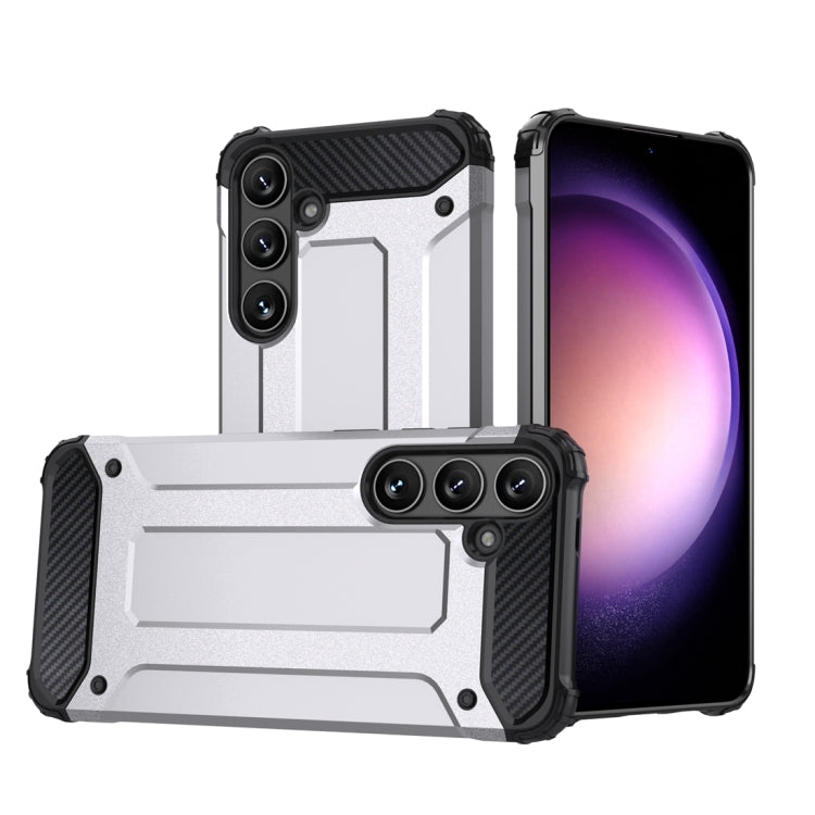 Custodia per telefono Magic Armor in TPU + PC, For Samsung Galaxy S24 FE 5G, For Samsung Galaxy S24 Ultra 5G, For Samsung Galaxy S24+ 5G