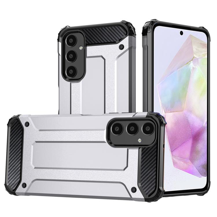 Custodia per telefono Magic Armor in TPU + PC, For Samsung Galaxy S24 FE 5G, For Samsung Galaxy S24 Ultra 5G, For Samsung Galaxy S24+ 5G