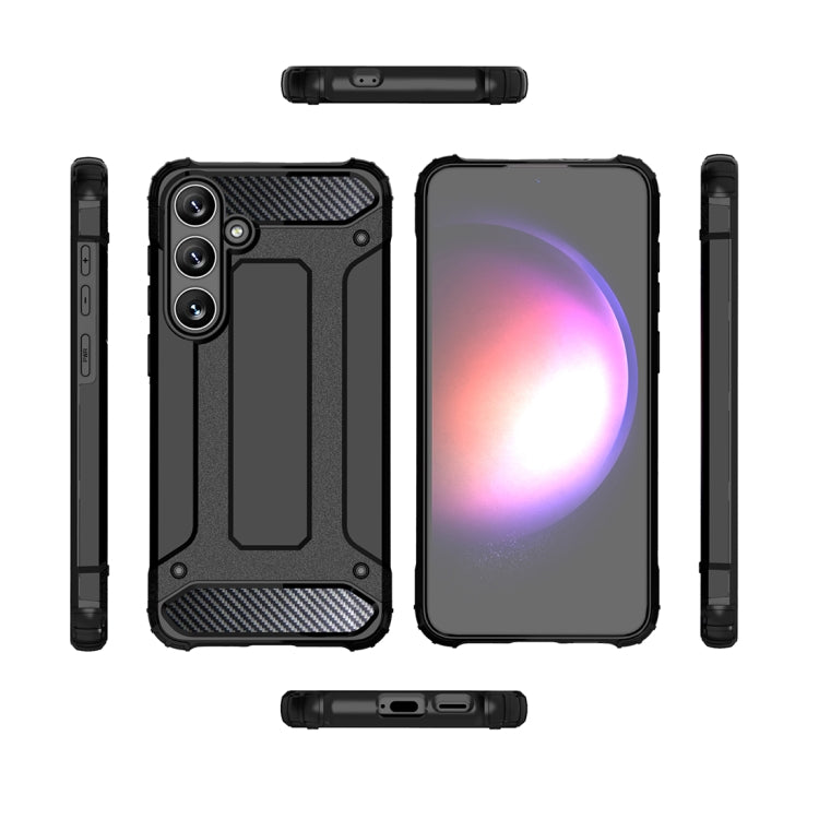 Custodia per telefono Magic Armor in TPU + PC, For Samsung Galaxy S24 FE 5G, For Samsung Galaxy S24 Ultra 5G, For Samsung Galaxy S24+ 5G