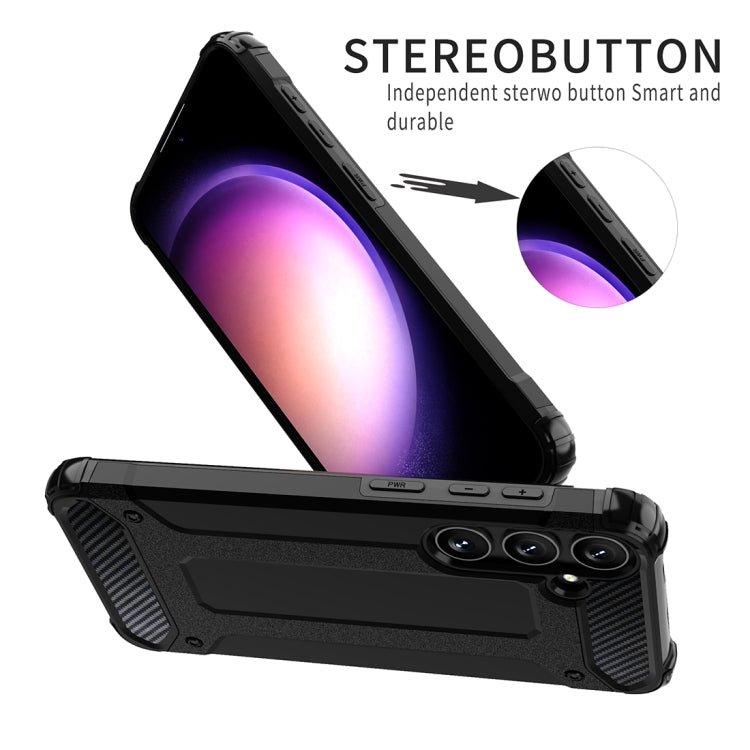 Custodia per telefono Magic Armor in TPU + PC, For Samsung Galaxy S24 FE 5G, For Samsung Galaxy S24 Ultra 5G, For Samsung Galaxy S24+ 5G