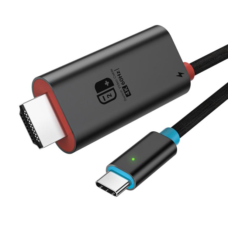 Cavo adattatore USB-C/Type-C a HDMI HD, lunghezza: 1,8 m, 4K 60Hz