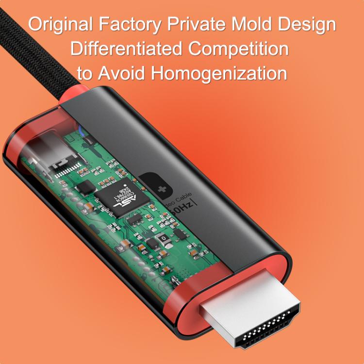 Cavo adattatore USB-C/Type-C a HDMI HD, lunghezza: 1,8 m, 4K 60Hz