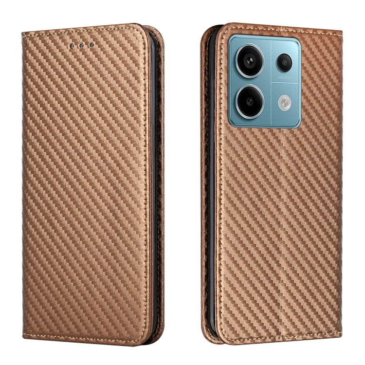 Custodia per telefono in pelle con supporto a vibrazione con struttura in fibra di carbonio, For Xiaomi Redmi Note 13 5G, For Xiaomi Redmi 13C, For Xiaomi Redmi Note 13 Pro 5G