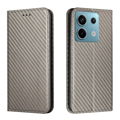 Custodia per telefono in pelle con supporto a vibrazione con struttura in fibra di carbonio, For Xiaomi Redmi Note 13 5G, For Xiaomi Redmi 13C, For Xiaomi Redmi Note 13 Pro 5G