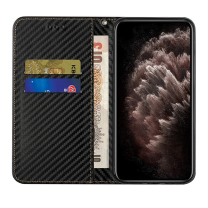 Custodia per telefono in pelle con supporto a vibrazione con struttura in fibra di carbonio, For Xiaomi Redmi Note 13 5G, For Xiaomi Redmi 13C, For Xiaomi Redmi Note 13 Pro 5G