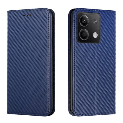 Custodia per telefono in pelle con supporto a vibrazione con struttura in fibra di carbonio, For Xiaomi Redmi Note 13 5G, For Xiaomi Redmi 13C, For Xiaomi Redmi Note 13 Pro 5G