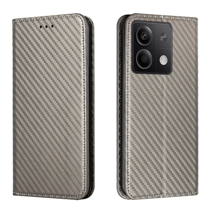 Custodia per telefono in pelle con supporto a vibrazione con struttura in fibra di carbonio, For Xiaomi Redmi Note 13 5G, For Xiaomi Redmi 13C, For Xiaomi Redmi Note 13 Pro 5G