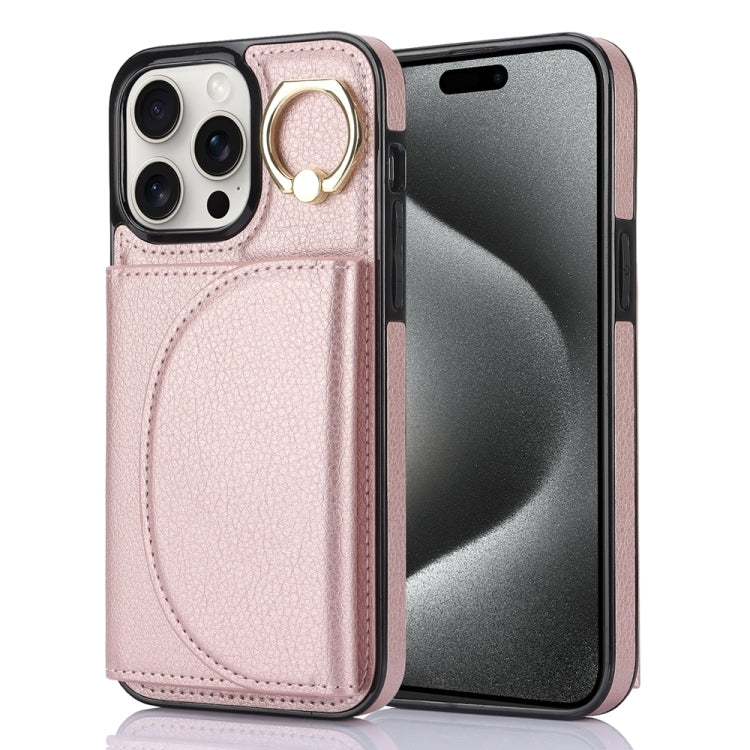 📱 Custodia YM006 con Portafoglio e Supporto – Compatibile con iPhone 16 / 15 Pro Max / 15 Pro / 15 Plus