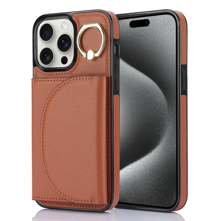 📱 Custodia YM006 con Portafoglio e Supporto – Compatibile con iPhone 16 / 15 Pro Max / 15 Pro / 15 Plus