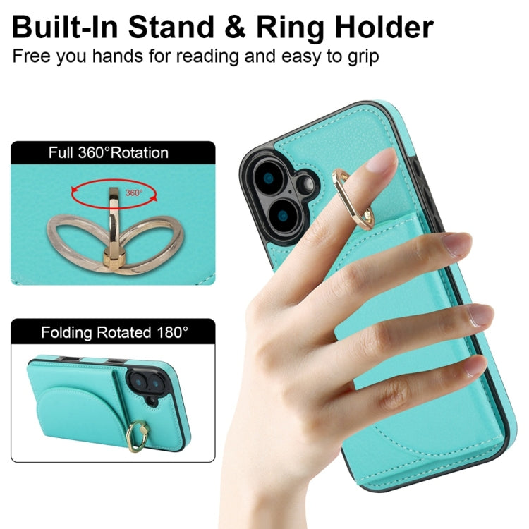 📱 Custodia YM006 con Portafoglio e Supporto – Compatibile con iPhone 16 / 15 Pro Max / 15 Pro / 15 Plus