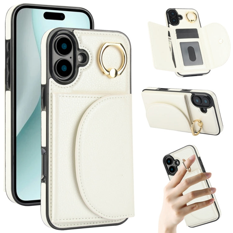 📱 Custodia YM006 con Portafoglio e Supporto – Compatibile con iPhone 16 / 15 Pro Max / 15 Pro / 15 Plus