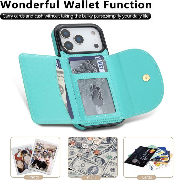 YM006 Custodia per cellulare con porta carte e porta carte, For iPhone 18 Pro / 17 Pro, For iPhone 18 Pro Max / 17 Pro Max, For iPhone 17e / 16e, For iPhone 17