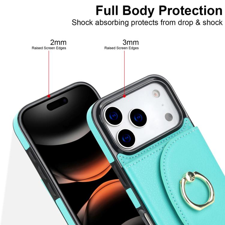 YM006 Custodia per cellulare con porta carte e porta carte, For iPhone 18 Pro / 17 Pro, For iPhone 18 Pro Max / 17 Pro Max, For iPhone 17e / 16e, For iPhone 17