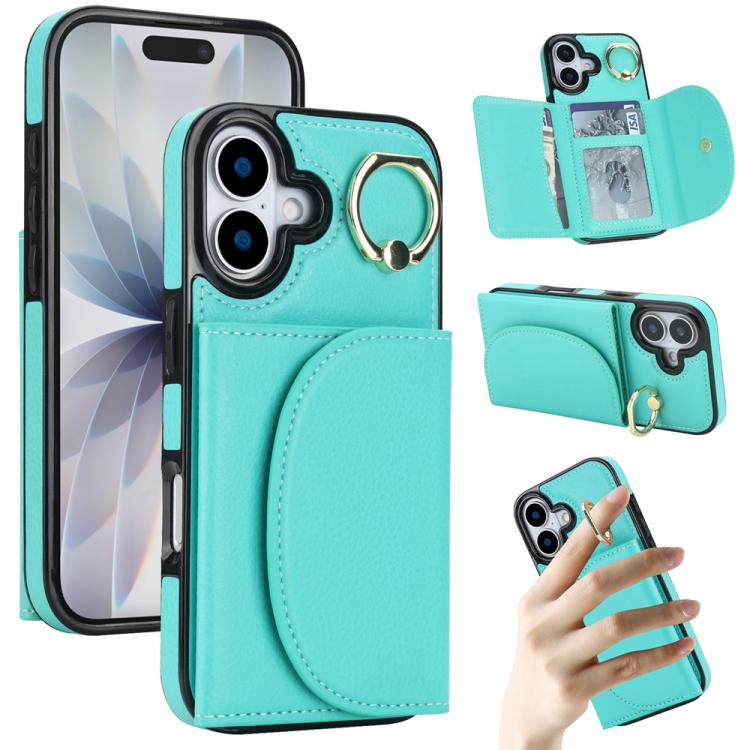 YM006 Custodia per cellulare con porta carte e porta carte, For iPhone 18 Pro / 17 Pro, For iPhone 18 Pro Max / 17 Pro Max, For iPhone 17e / 16e, For iPhone 17
