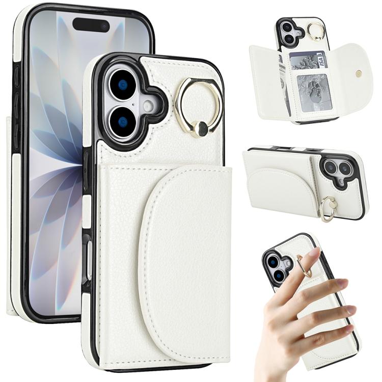YM006 Custodia per cellulare con porta carte e porta carte, For iPhone 17e / 16e, For iPhone 17 Pro Max, For iPhone 17 Pro, For iPhone 17