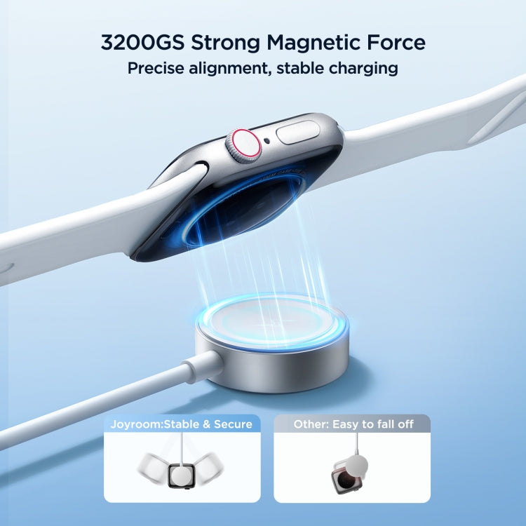 JOYROOM S-IW008 Cavo dati di ricarica wireless da USB 3 in 1 a 8 pin + USB-C/Type-C + orologio magnetico, lunghezza: 1,2 m, S-IW008