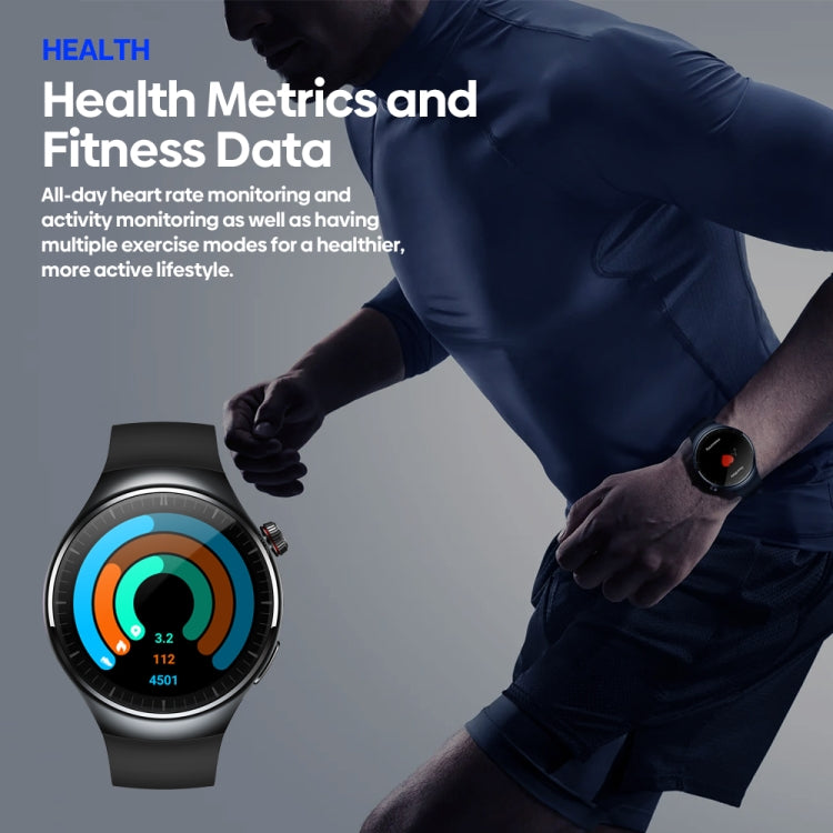 Smartwatch Android con schermo AMOLED Zeblaze Thor Ultra da 1,43 pollici, Silicone Strap